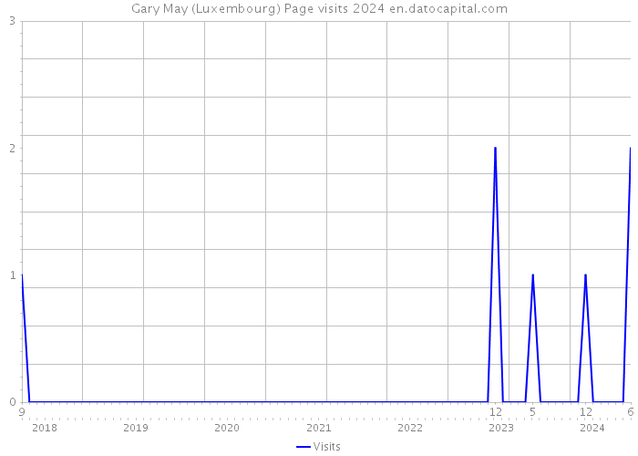Gary May (Luxembourg) Page visits 2024 
