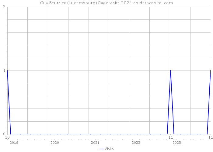 Guy Beurrier (Luxembourg) Page visits 2024 