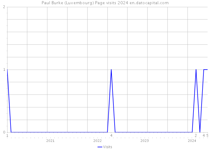 Paul Burke (Luxembourg) Page visits 2024 