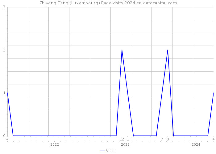 Zhiyong Tang (Luxembourg) Page visits 2024 