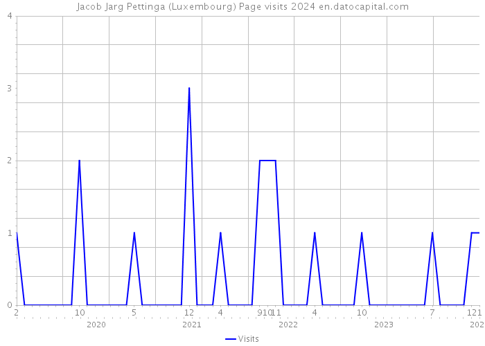 Jacob Jarg Pettinga (Luxembourg) Page visits 2024 