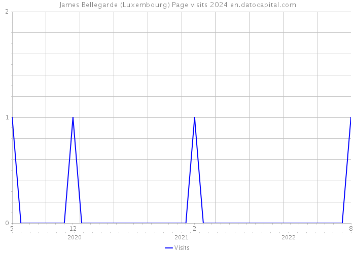 James Bellegarde (Luxembourg) Page visits 2024 