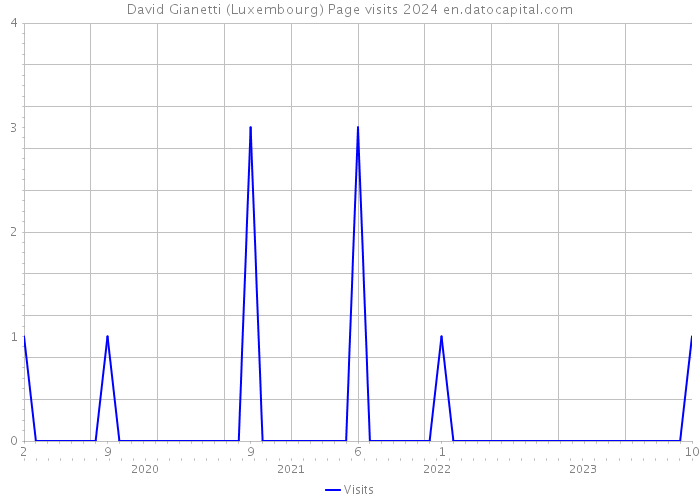 David Gianetti (Luxembourg) Page visits 2024 