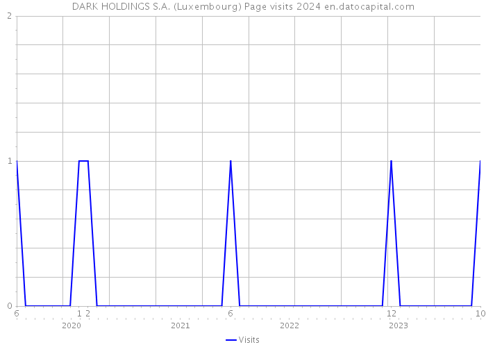 DARK HOLDINGS S.A. (Luxembourg) Page visits 2024 