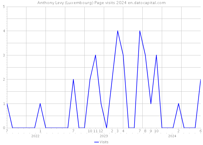 Anthony Levy (Luxembourg) Page visits 2024 
