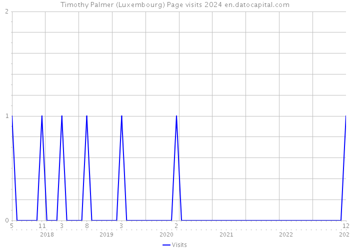 Timothy Palmer (Luxembourg) Page visits 2024 