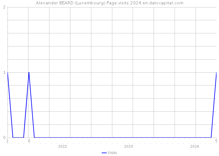 Alexander BEARD (Luxembourg) Page visits 2024 