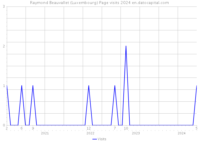 Raymond Beauvallet (Luxembourg) Page visits 2024 