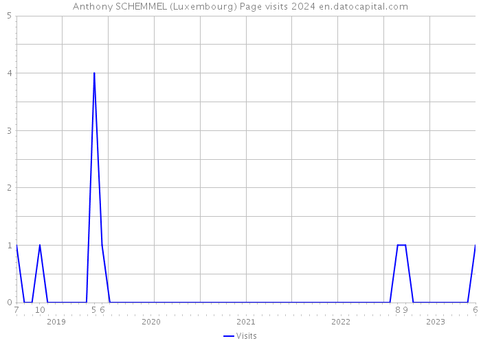 Anthony SCHEMMEL (Luxembourg) Page visits 2024 
