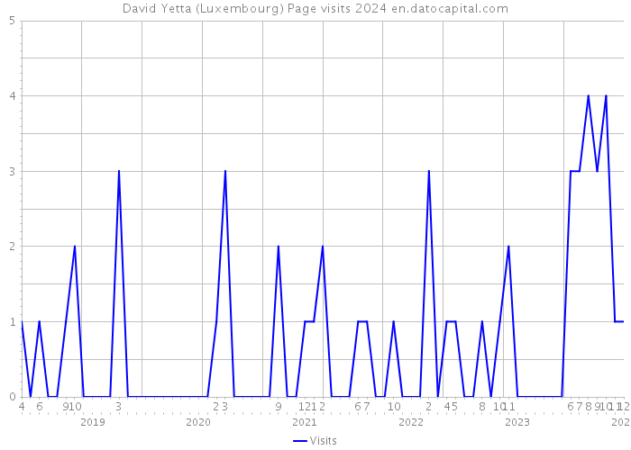 David Yetta (Luxembourg) Page visits 2024 