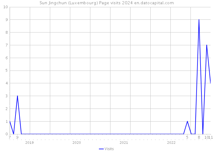 Sun Jingchun (Luxembourg) Page visits 2024 