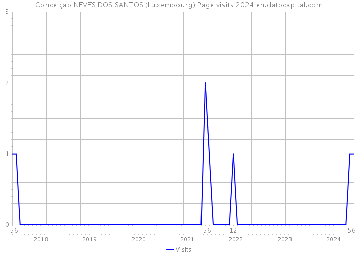 Conceiçao NEVES DOS SANTOS (Luxembourg) Page visits 2024 