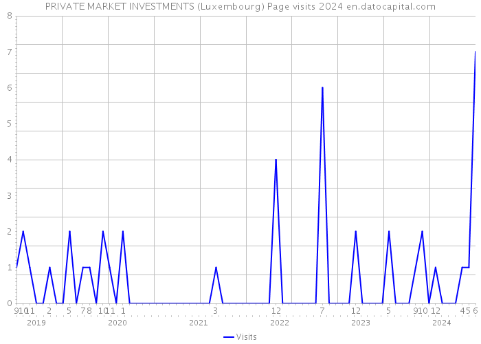 PRIVATE MARKET INVESTMENTS (Luxembourg) Page visits 2024 