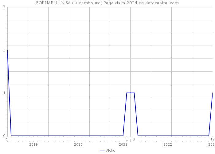 FORNARI LUX SA (Luxembourg) Page visits 2024 
