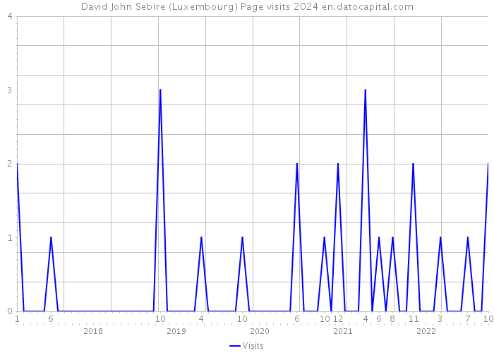 David John Sebire (Luxembourg) Page visits 2024 