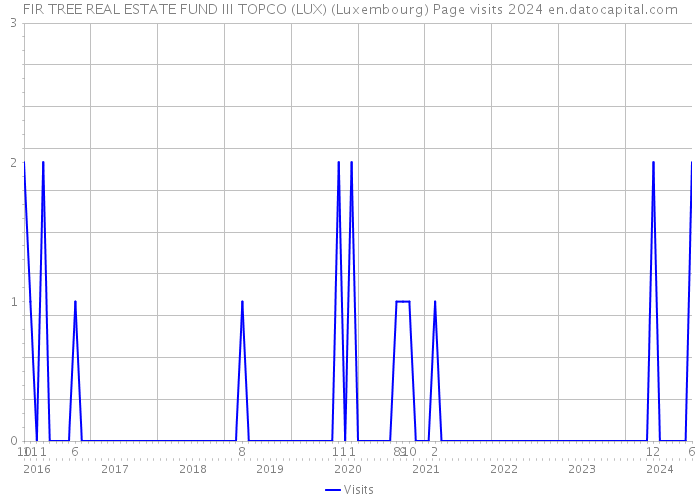 FIR TREE REAL ESTATE FUND III TOPCO (LUX) (Luxembourg) Page visits 2024 