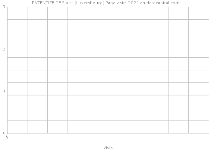 PATENTIZE CE S.à r.l (Luxembourg) Page visits 2024 