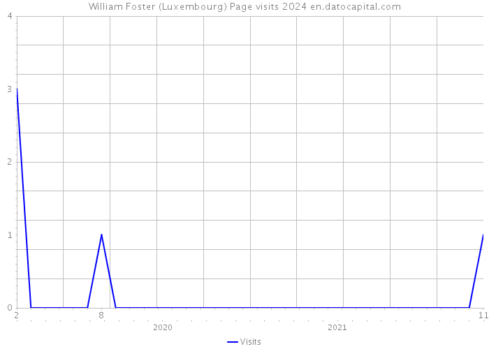 William Foster (Luxembourg) Page visits 2024 